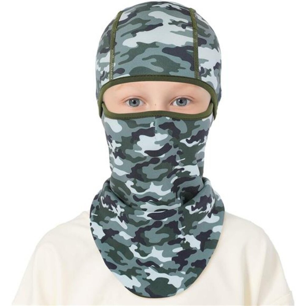 Kids Balaclava Windproof Ski Mask Winter Face Warmer for Cold Weather